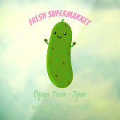 Verfris de gelukkige illustratie van de cartoon pi raamsticker (Vel 3)