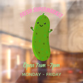 Verfris de gelukkige illustratie van de cartoon pi raamsticker (Vel 2)