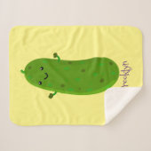 Verfris de gelukkige illustratie van de cartoon pi sherpa deken (Voorkant (horizontaal))