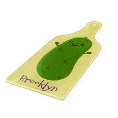 Verfris de gelukkige illustratie van de cartoon pi snijplank (Hoek)