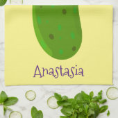 Verfris de gelukkige illustratie van de cartoon pi theedoek (Gevouwen)