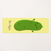 Verfris de gelukkige illustratie van de cartoon pi yogamat (Voorkant (horizontaal))