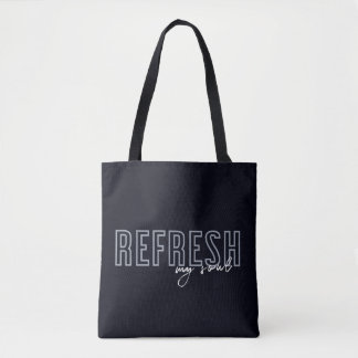 Verfris mijn soul canvas tas