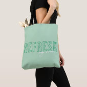 Verfris mijn soul canvas tas mint groen (Dichtbij)