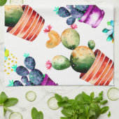 Verfris uw keuken met Desert Charm - Cactus Theedoek (Gevouwen)