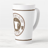 Verfris warmtecoffie latte mok (Rechterhoek)