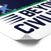 Verfrissend liefde thema ontwerp met schattige ali poster (Hoek)