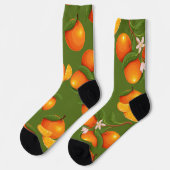 Verfrissend patroon van grote Sinaasappels Sokken (Links)