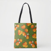 Verfrissend patroon van grote Sinaasappels Tote Bag (Voorkant)