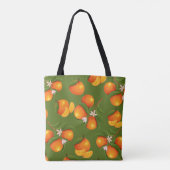 Verfrissend patroon van grote Sinaasappels Tote Bag (Achterkant)