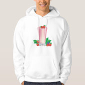 Verfrissende Berry Smoothie Roze Drink Hoodie (Voorkant)