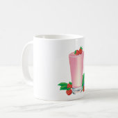 Verfrissende Berry Smoothie Roze Drink Koffiemok (Voorkant links)