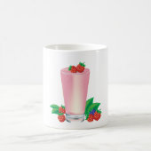 Verfrissende Berry Smoothie Roze Drink Koffiemok (Center)
