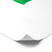 Verfrissende Berry Smoothie Roze Drink Poster (Hoek)