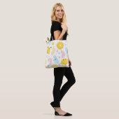 Verfrissende Canvas tas van citrusvruchten (Op model)