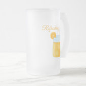 Verfrissende citrus matglas bierpul (Voorkant rechts)