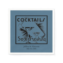 Verfrissende cocktails Blauwgroen Blue Party