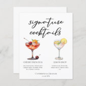 Verfrissende Fruit Signature Cocktails Wedding Men (Voorkant / Achterkant)