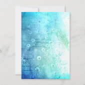 Verfrissende groepspartij Birthday-uitnodiging Kaart (Achterkant)