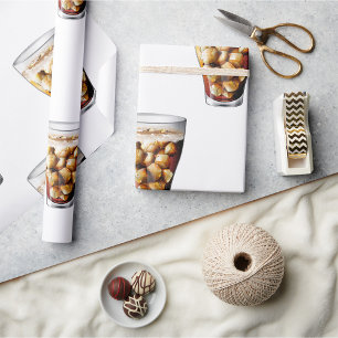 Verfrissende Ice-Cold Soda Drink met Bubbles Cadeaupapier