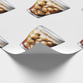 Verfrissende Ice-Cold Soda Drink met Bubbles Cadeaupapier