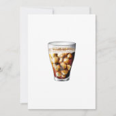 Verfrissende Ice-Cold Soda Drink met Bubbles Kaart (Voorkant)