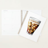 Verfrissende Ice-Cold Soda Drink met Bubbles Planner (Display)