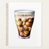 Verfrissende Ice-Cold Soda Drink met Bubbles Planner (Voorkant)