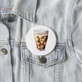 Verfrissende Ice-Cold Soda Drink met Bubbles Ronde Button 7,6 Cm