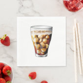 Verfrissende Ice-Cold Soda Drink met Bubbles Servet (Insitu)