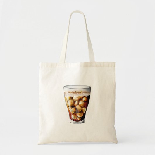Verfrissende Ice-Cold Soda Drink met Bubbles Tote Bag (Voorkant)