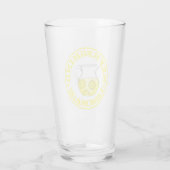 Verfrissende limonade gele lemon Ade Pitcher Glas (Achterkant)