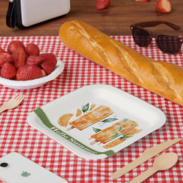 Verfrissende Oranje HALLO Popscles, Papieren Bordje