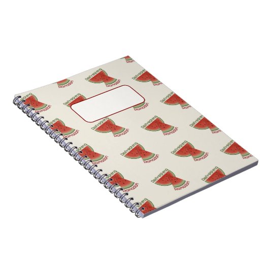 Verfrissende Ramadan Watermeloen Notitieboek (Rechterzijde)