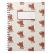 Verfrissende Ramadan Watermeloen Notitieboek (Voorkant)