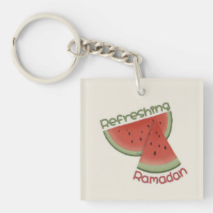 Verfrissende Ramadan Watermeloen Sleutelhanger
