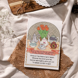 Verfrissende theepot Inspirerend Briefkaart