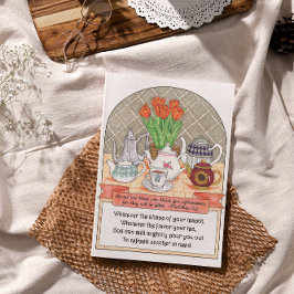 Verfrissende theepotten Verjaardag Kaart