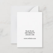 Verfrissende zomercitroen Pop door Notitiekaartje (Achterkant)