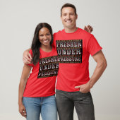 Verfrisser onder druk (zwart) t-shirt (Unisex)