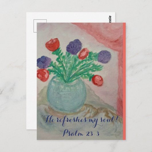 Verfrissing Briefkaart (Voorkant / Achterkant)