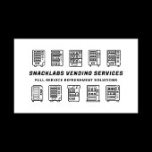 Verfrissingsmachines Line Art Visitekaartje