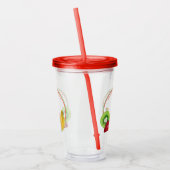 Verfrissingssmaak van fruit acryl drinkbeker (Links)
