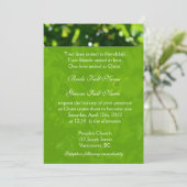 Verfrissingsveer, zomergroene bladeren Christelijk Kaart (Staand voorkant)