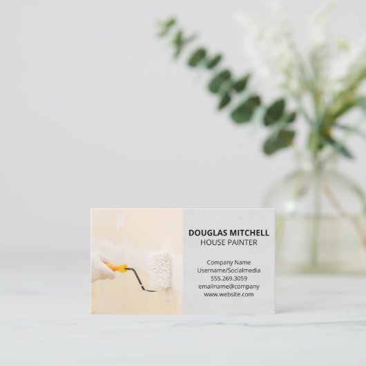 verfrol | Aannemer Home Painter Visitekaartje (Staand voorkant)