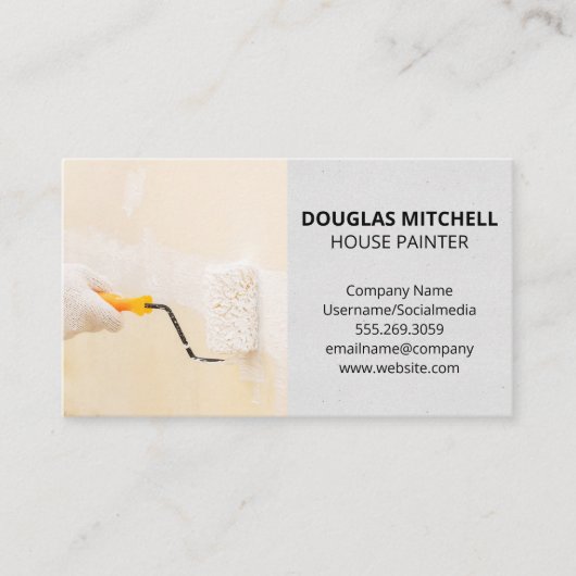 verfrol | Aannemer Home Painter Visitekaartje (Voorkant)