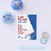 Verfrol met logo flyer (Enkel)