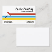 verfrol visitekaartje (Voorkant / Achterkant)