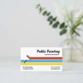 verfrol visitekaartje (Staand voorkant)