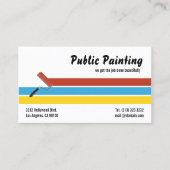 verfrol visitekaartje (Voorkant)